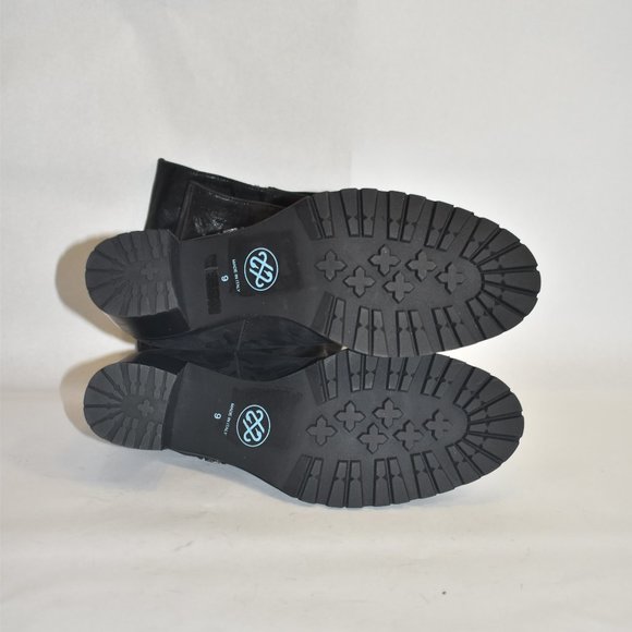 ROSS & SNOW ROSINA LEATHER BLOCK WEATHERPROOF BOOT BLACK CAMO 9 (1)(TB18) - Picture 7 of 9